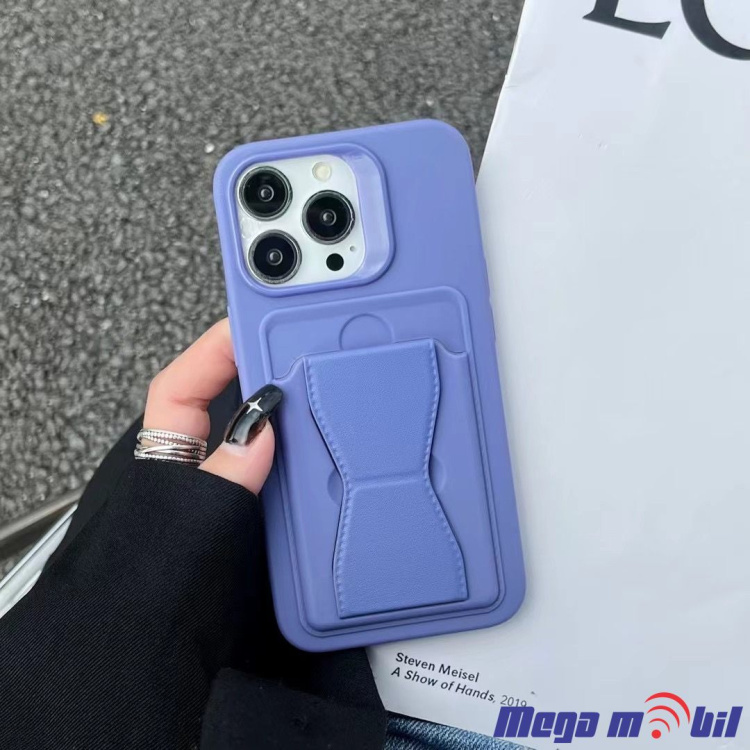 Futrola iPhone 13 Pro Silicon Pocket purple