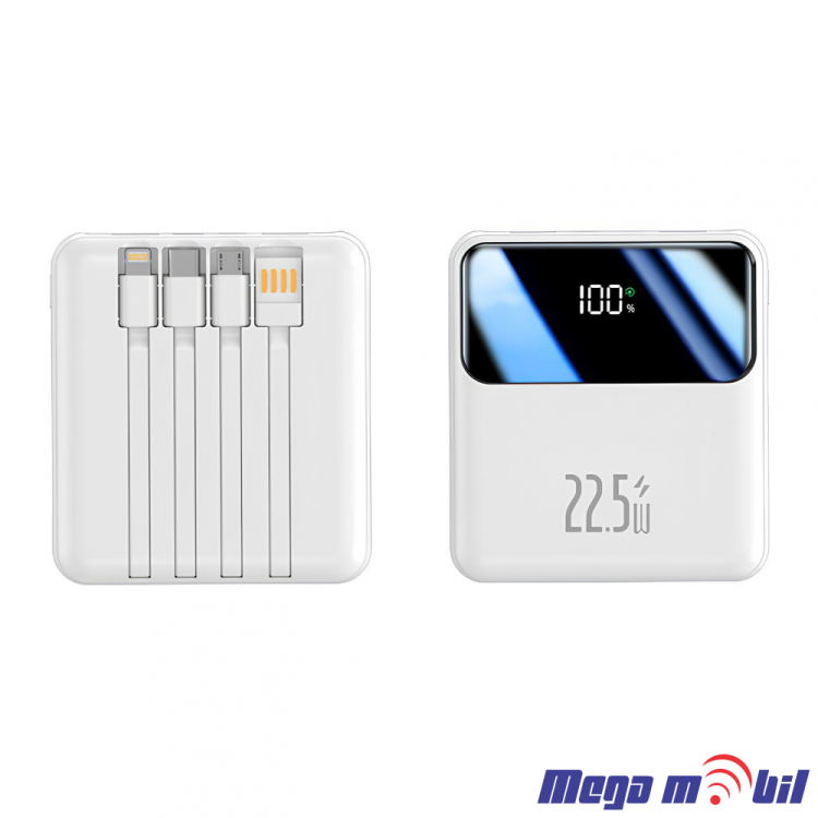 Baterija eksterna 10000mAh Ox Power PDC10 FAST+PD white