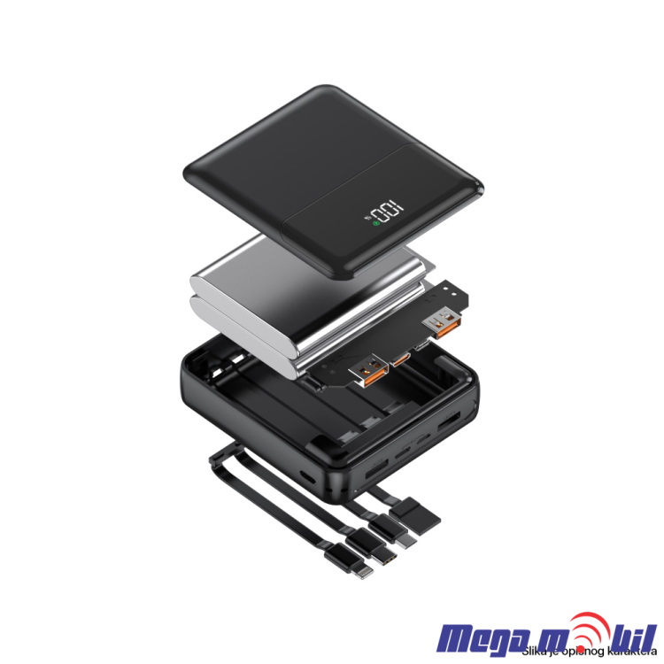 Baterija eksterna 10000mAh Ox Power PDC10 FAST+PD white