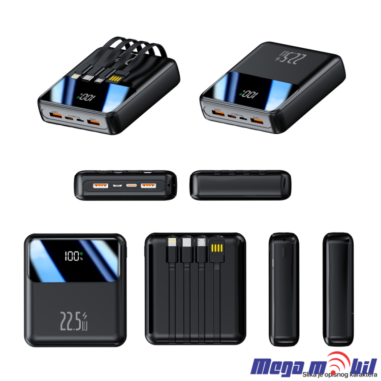 Baterija eksterna 10000mAh Ox Power PDC10 FAST+PD white