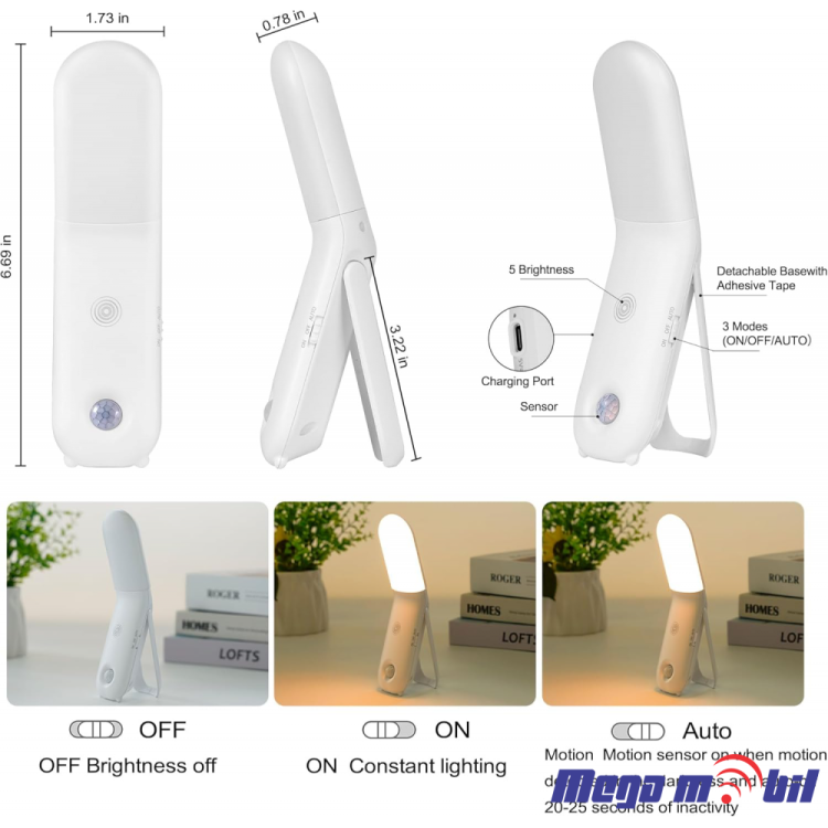 Led lampa flip