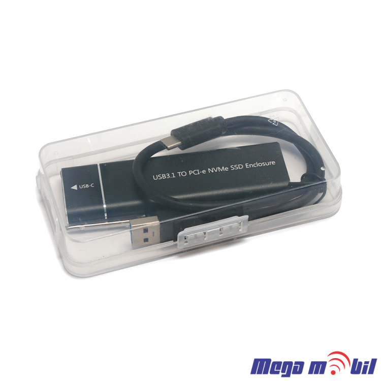 Adapter SSD NVMe na Type C