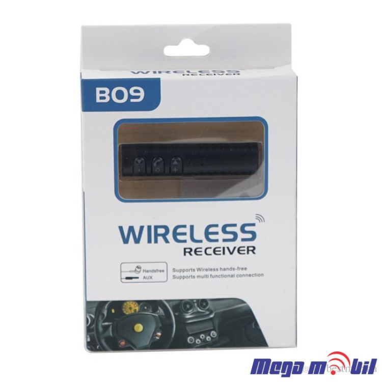Wireless Car Bluetooth receiver 3.5mm B09