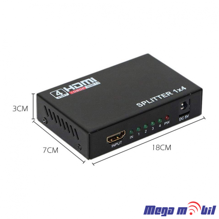 HDMI Spliter 4 port JWD-H14
