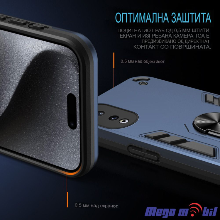 Futrola Huawei Honor Magic 7 lite Hard Ring dark blue