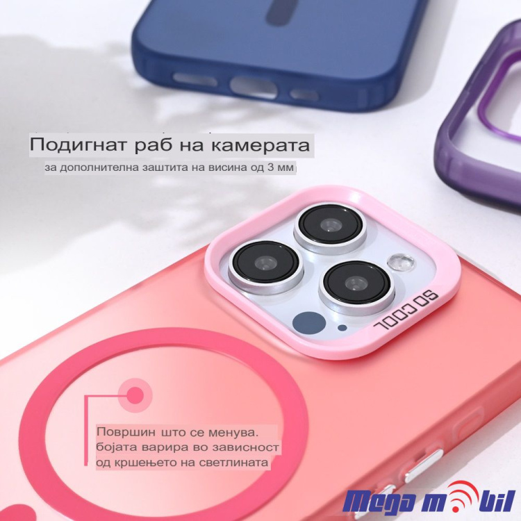 Futrola Samsung A56/ A566B Magsafe Clear silver