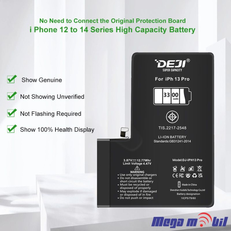 Baterija iPhone 14 Pro Max Deji Decode (4750mAh) 