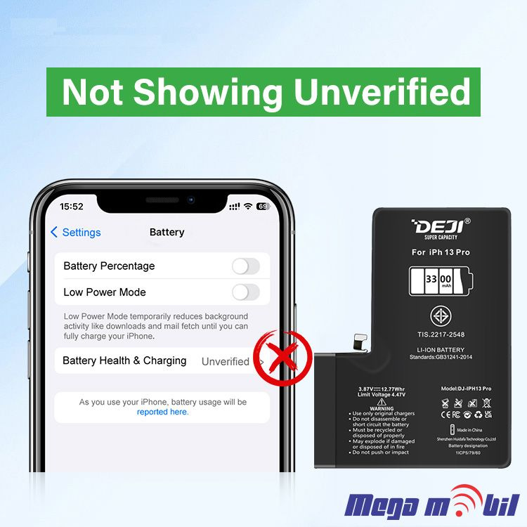 Baterija iPhone 14 Pro Max Deji Decode (4750mAh) 