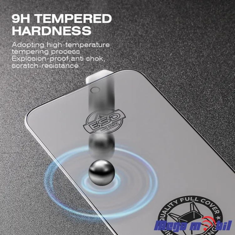 Tempered glass za iPhone 17 Pro X MAN Privacy