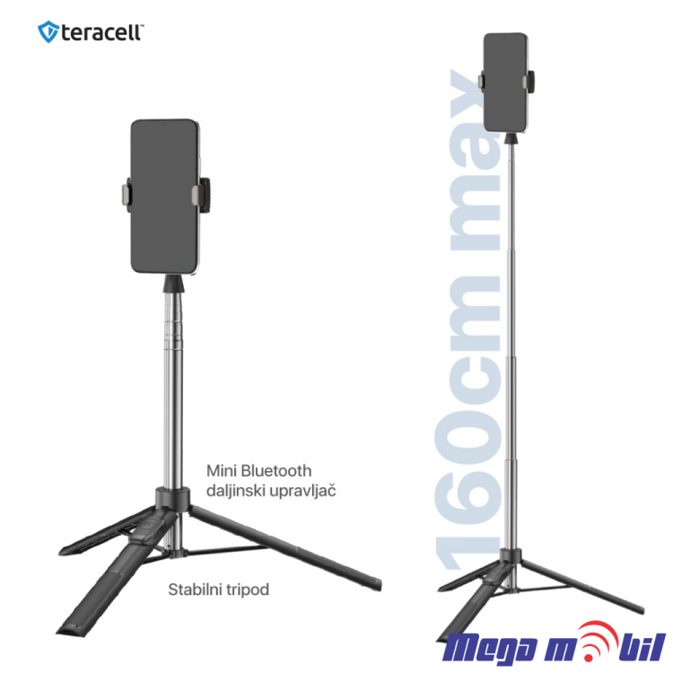 Tripod + Selfie stick Teracell TC-01