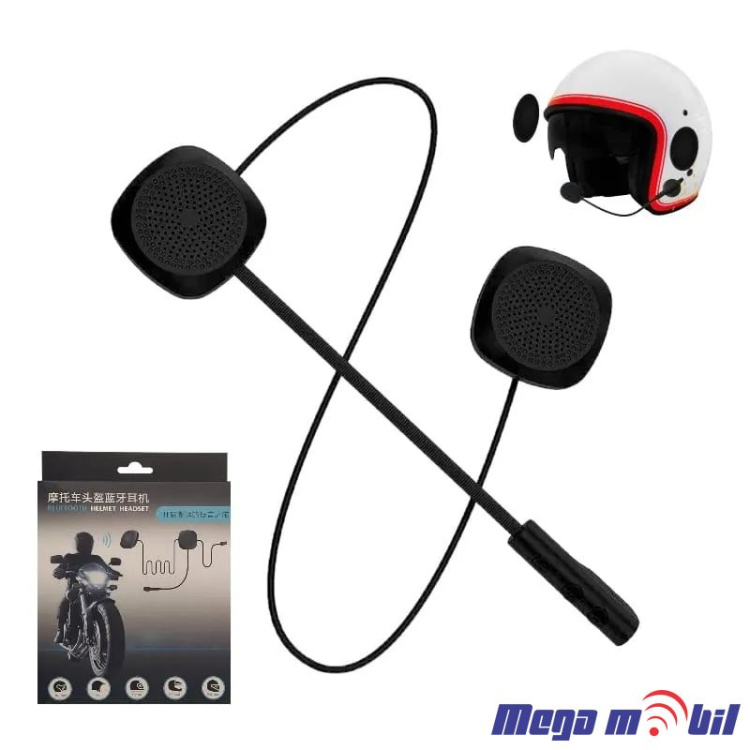 Slusalki bluetooth so mikrofon za vo kaciga 