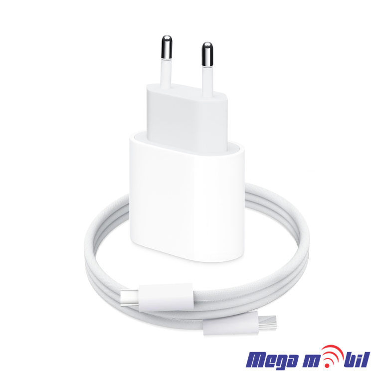 Polnac 220V iPhone PD 35W so kabel PD/Type C FAST NT-TC157