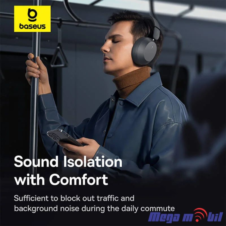 Slusalki Bluetooth Baseus Bass 35 Max