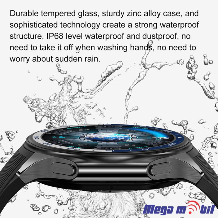 Smart Watch DT watch X silver (kozno +silikonsko remce)