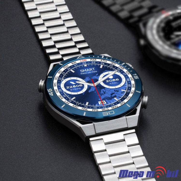 Smart Watch DT Ultramate blue (metalno +silikonsko remce)