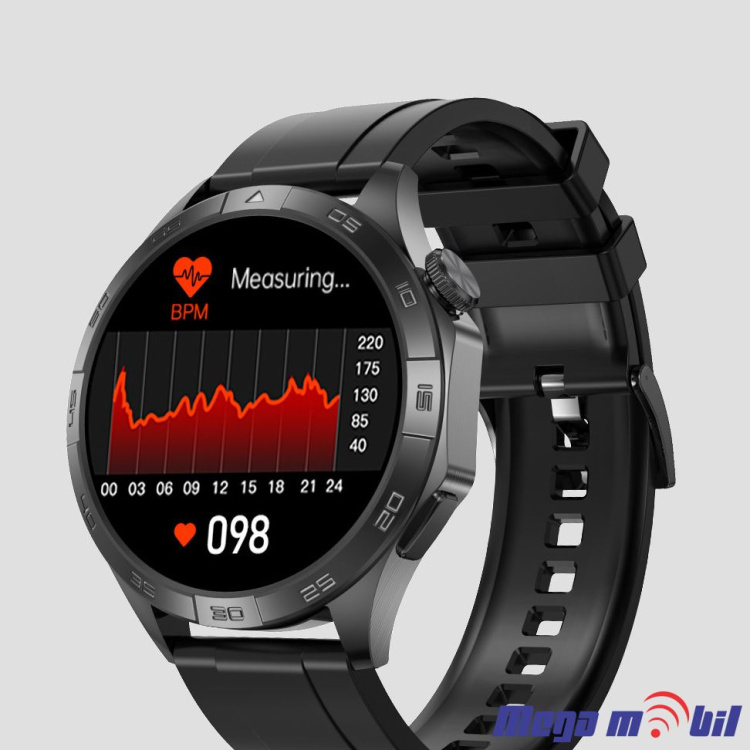Smart Watch DT4 black (silikonsko remce)