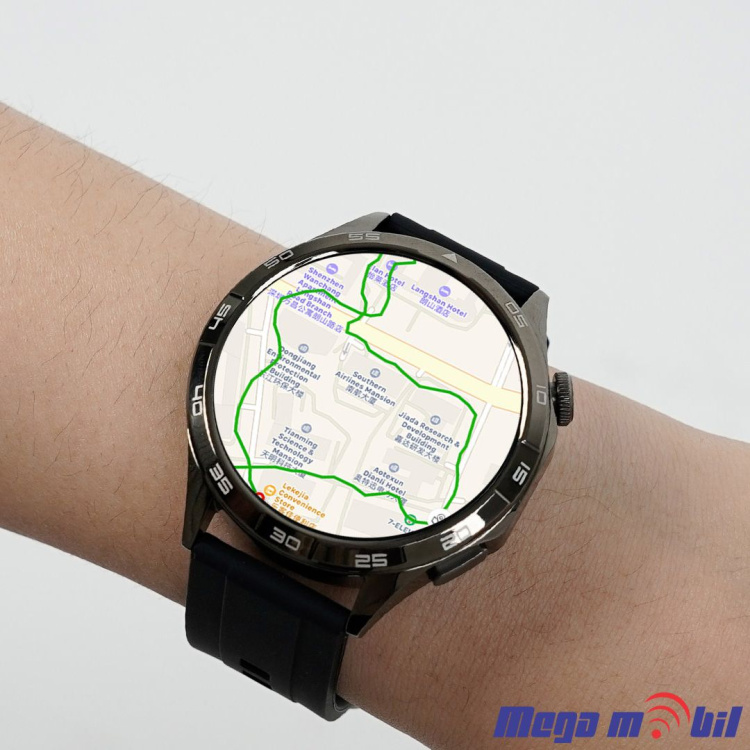 Smart Watch DT4 black (silikonsko remce)