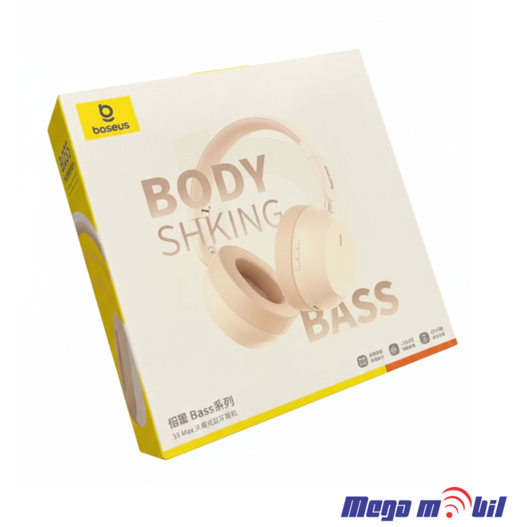 Slusalki Bluetooth Baseus Bass 35 Max