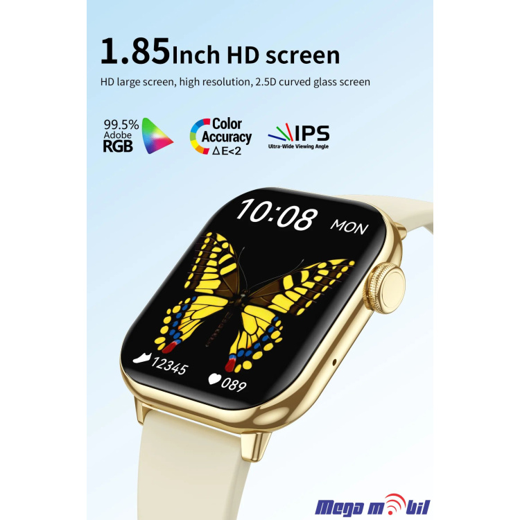 Smart Watch DTM2 gold