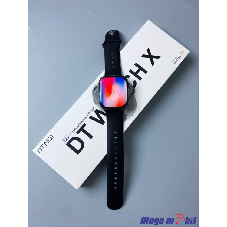 Smart Watch DT Watch X Square black