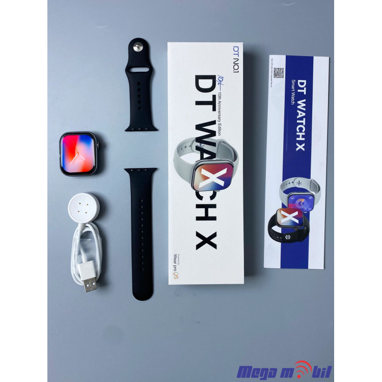 Smart Watch DT Watch X Square black