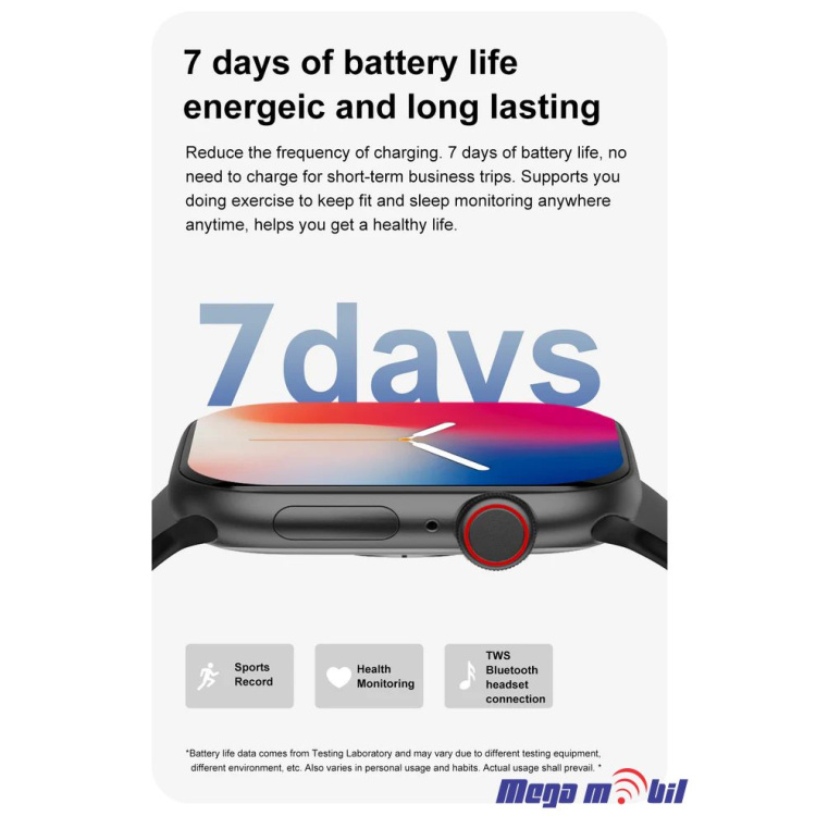 Smart Watch DT Watch X Square silver