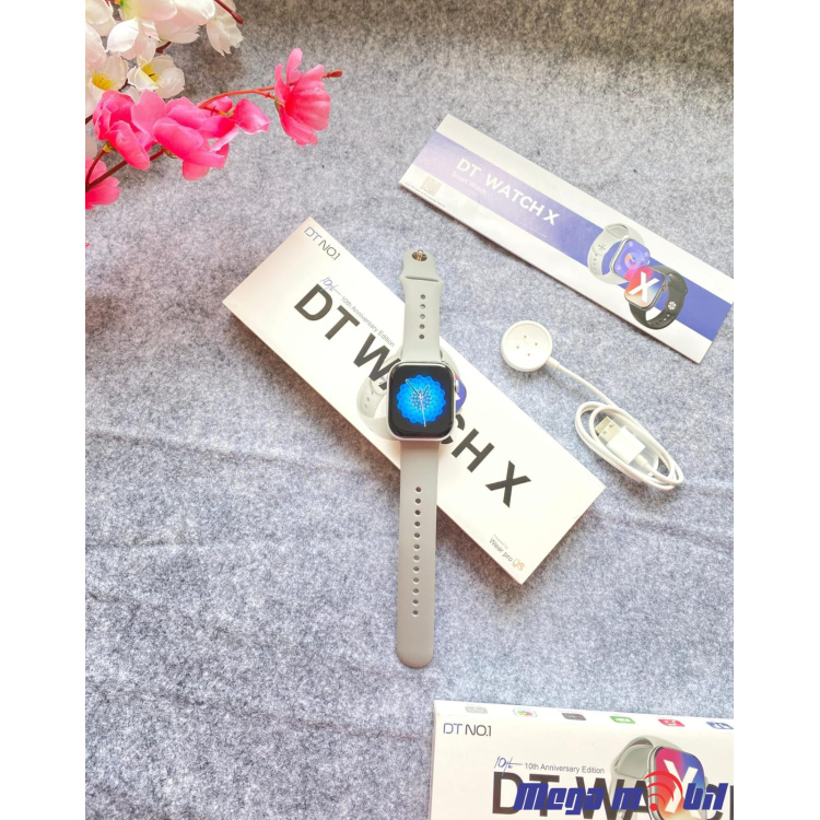 Smart Watch DT Watch X Square silver