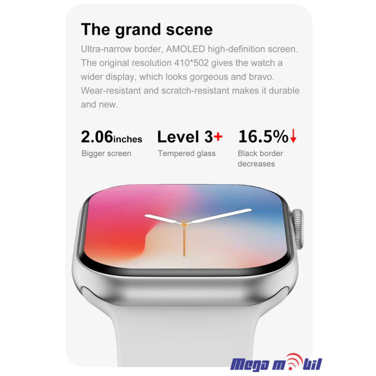 Smart Watch DT Watch X Square black