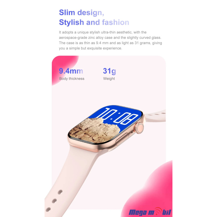 Smart Watch DT Watch X Mini 42mm gold