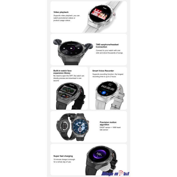 Smart Watch DT 5 Pro silver