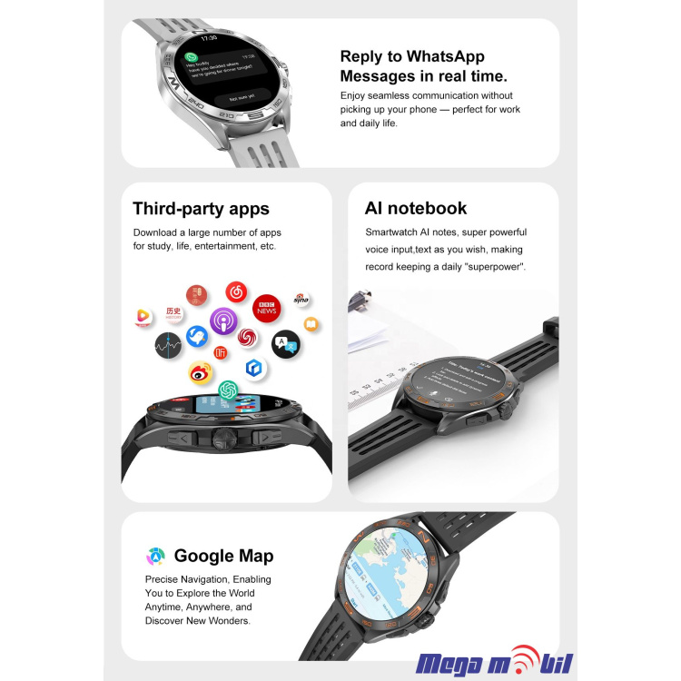 Smart Watch DTM 1 Pro silver