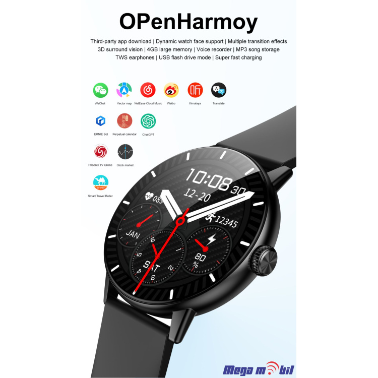 Smart Watch DTM 5 black