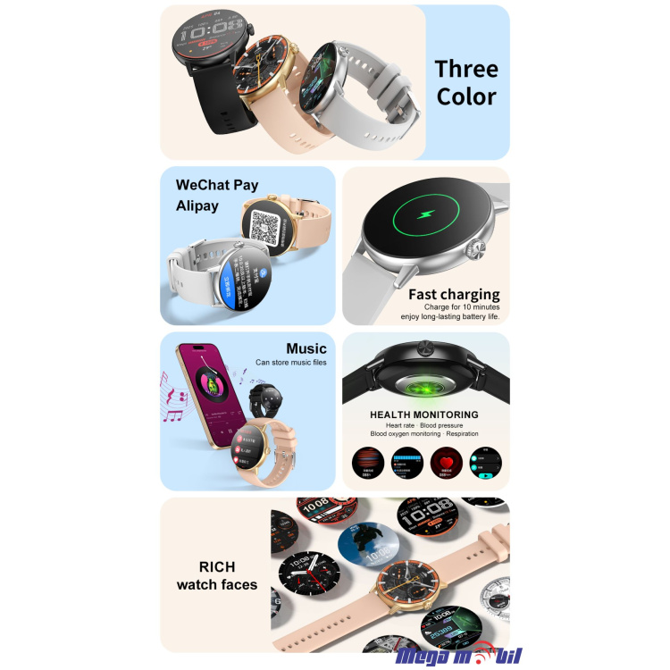 Smart Watch DTM 5 black