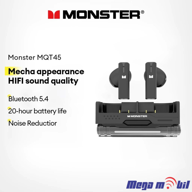 Slusalki Bluetooth MONSTER Maxstar MQT45 blue