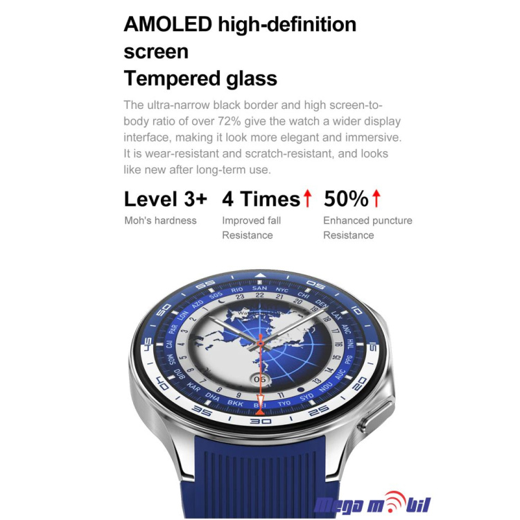 Smart Watch DT Watch X black (kozno +silikonsko remce)