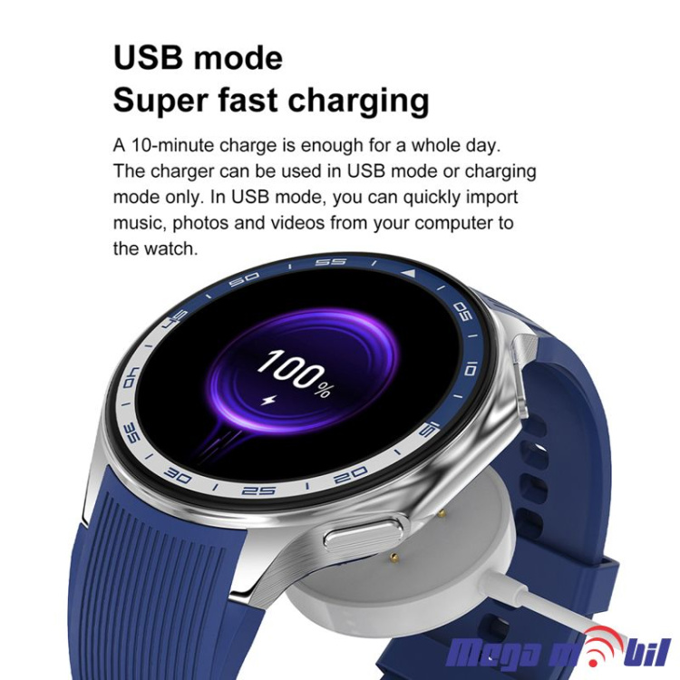 Smart Watch DT Watch X black (kozno +silikonsko remce)