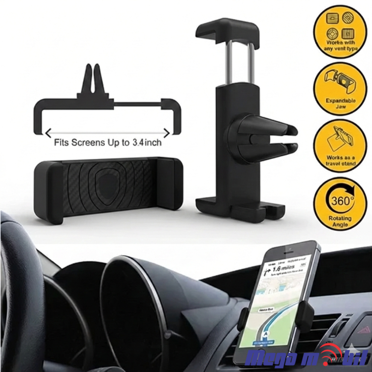 Drzac za vo kola YT-C9 black/grey