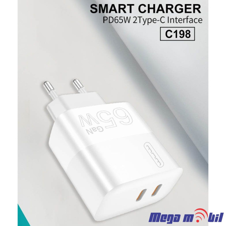 Polnac 220V WUW-C198 PD 65W+PD 20W GaN