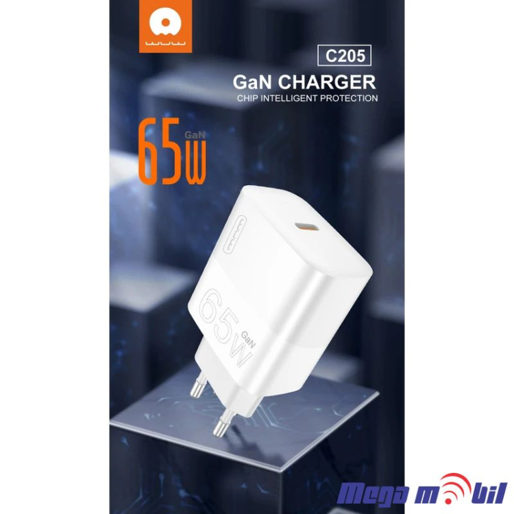 Polnac 220V WUW-C205 PD 65W GaN