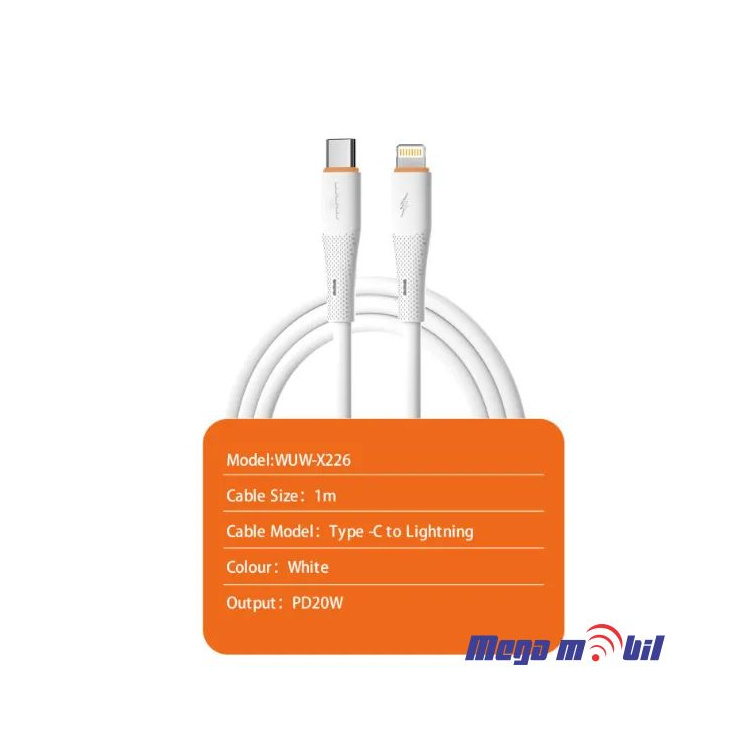 Data Kabel iPhone PD WUW-X226 20W 1m FAST white