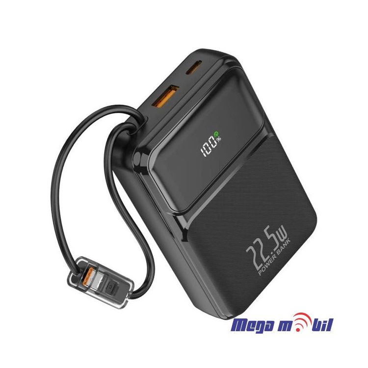 Baterija eksterna 30000mAh WUW-Y160 FAST+PD black