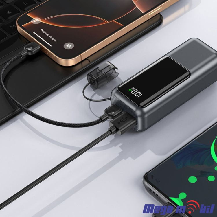 Baterija eksterna 10000mAh WUW-Y161 FAST+PD grey