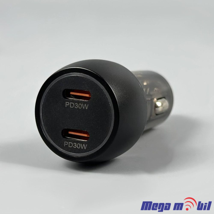 Polnac 12V/24V WUW-C283 PD 30W+PD 30W black