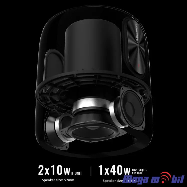 Zvucnik Bluetooth Karaoke Hopestar SC-01 so 1 mikrofon black