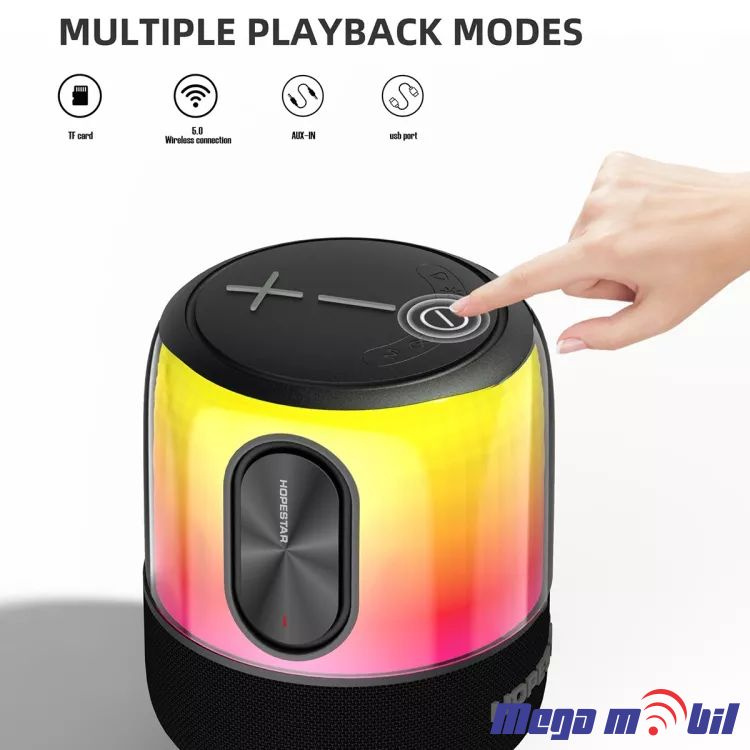 Zvucnik Bluetooth Karaoke Hopestar SC-01 so 1 mikrofon black