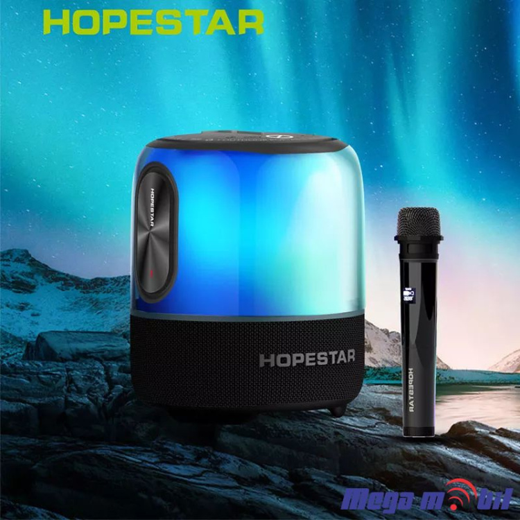 Zvucnik Bluetooth Karaoke Hopestar SC-01 so 1 mikrofon black