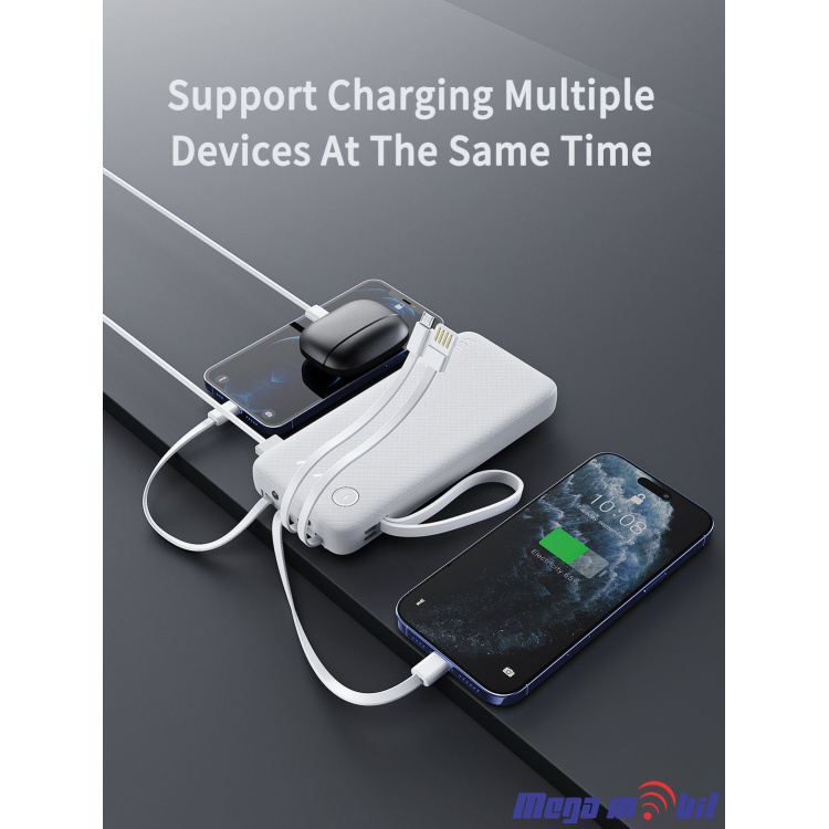 Baterija eksterna 10000mAh VD-PB058 black