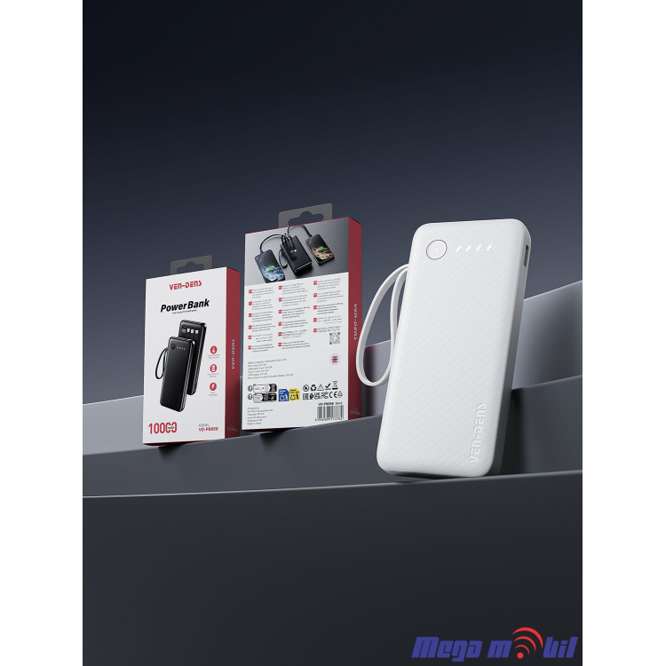 Baterija eksterna 10000mAh VD-PB058 white