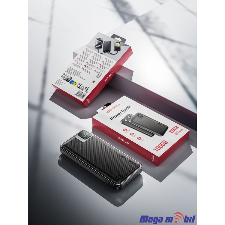 Baterija eksterna 10000mAh VD-PB060 black