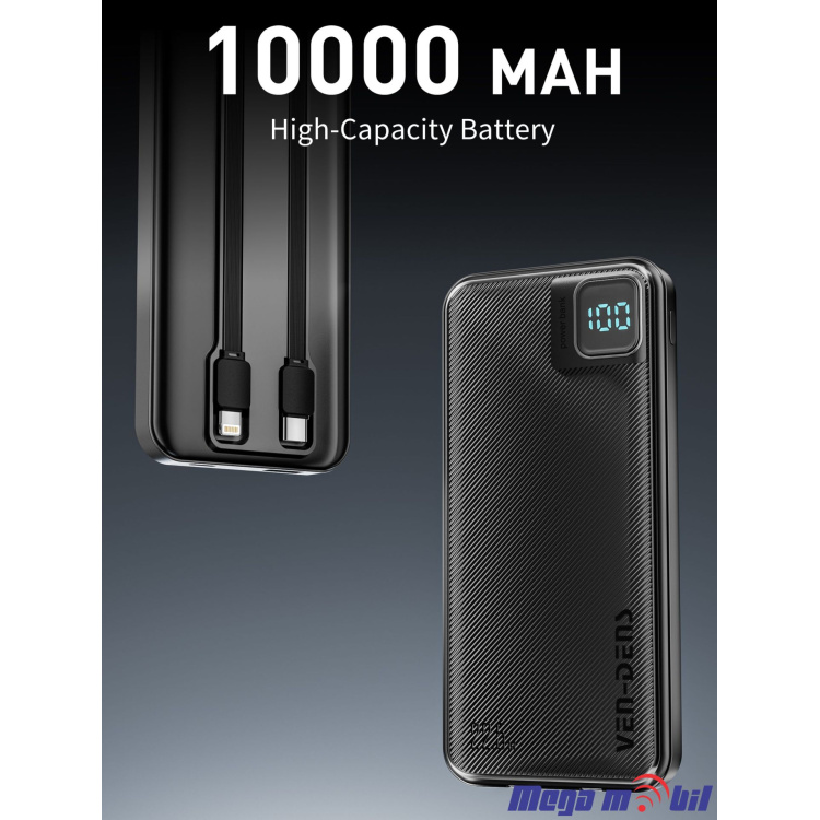 Baterija eksterna 10000mAh VD-PB060 white